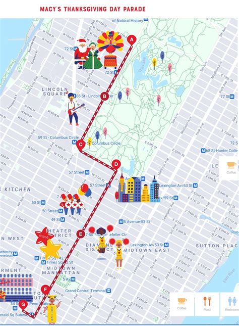 macy's parade 2023 map.